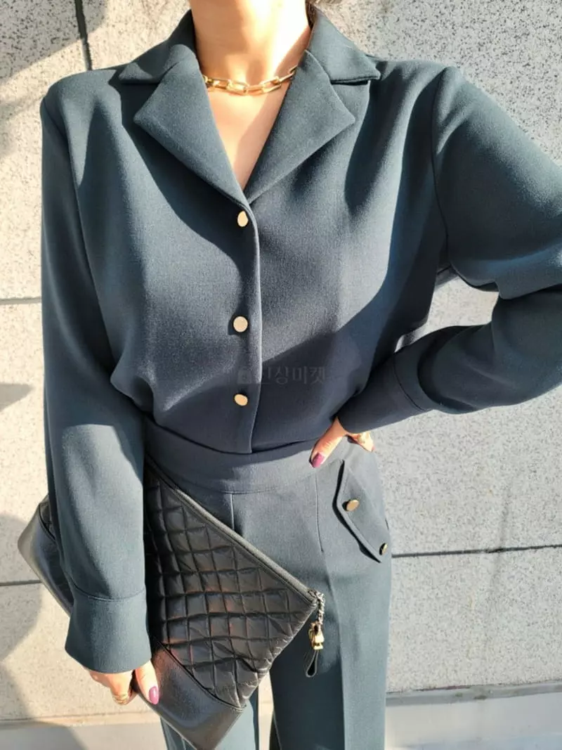 Gratia - Korean Women Fashion - #womensfashion - Kant Blouse Span - 3