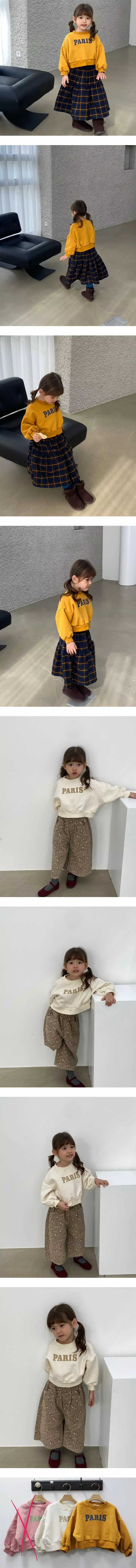 Green Tomato - Korean Children Fashion - #Kfashion4kids - Paris Sweatshirt