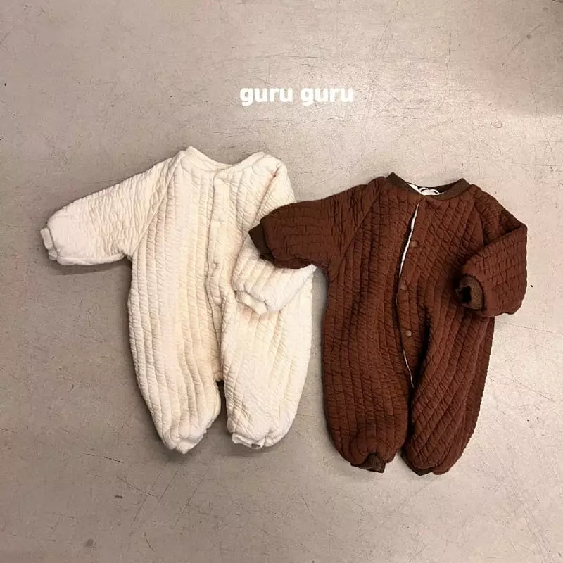Guru Guru - Korean Baby Fashion - #babyboutique - Quilting Bodysuit - 9