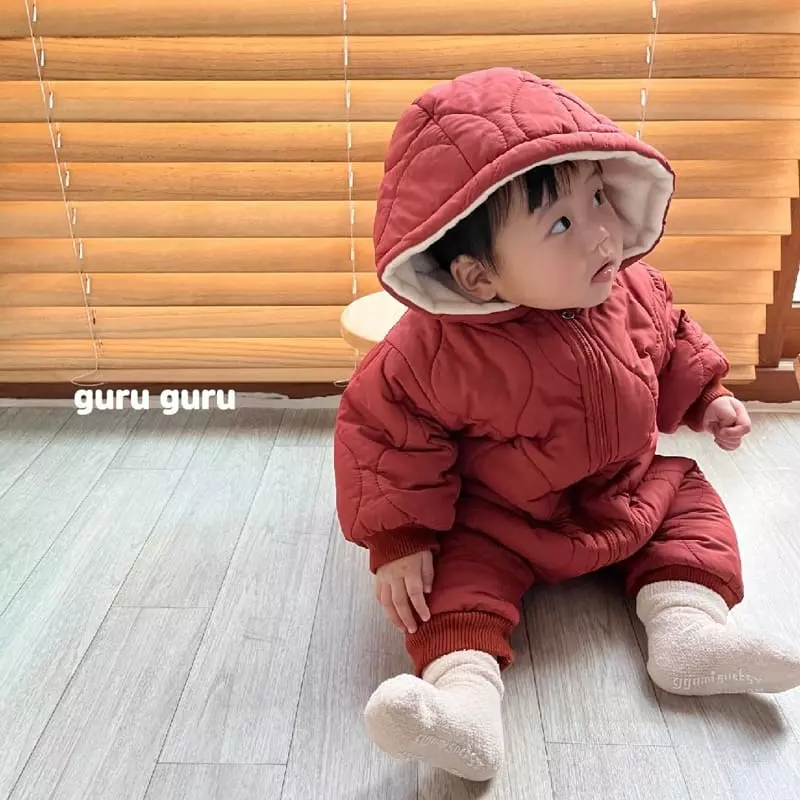 Guru Guru - Korean Baby Fashion - #babylifestyle - Padding Bodysuit