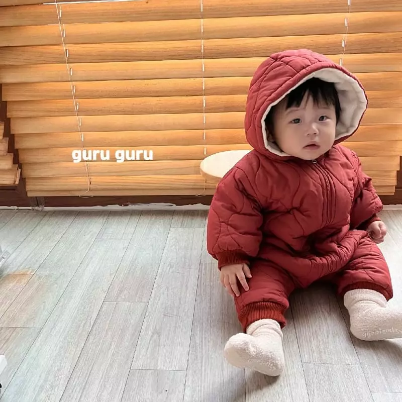 Guru Guru - Korean Baby Fashion - #babyootd - Padding Bodysuit - 3