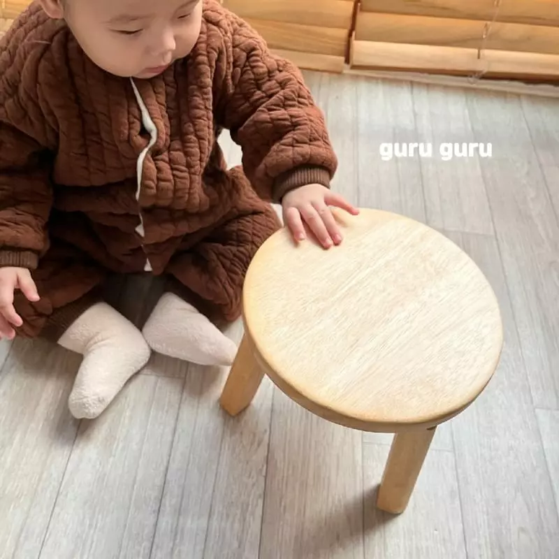 Guru Guru - Korean Baby Fashion - #babywear - Quilting Bodysuit - 5