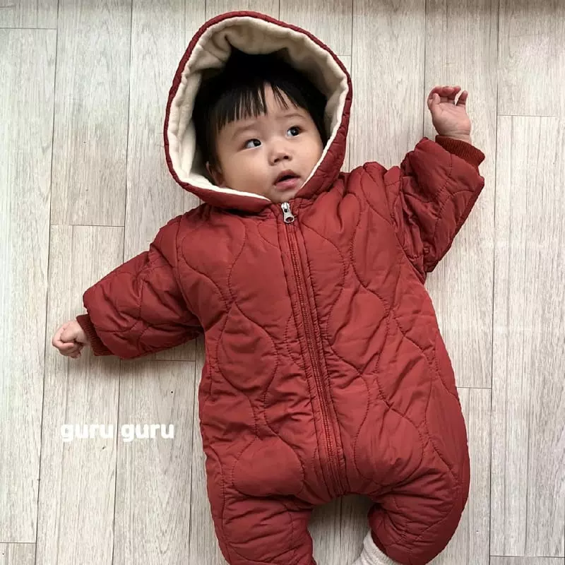 Guru Guru - Korean Baby Fashion - #onlinebabyshop - Padding Bodysuit - 8