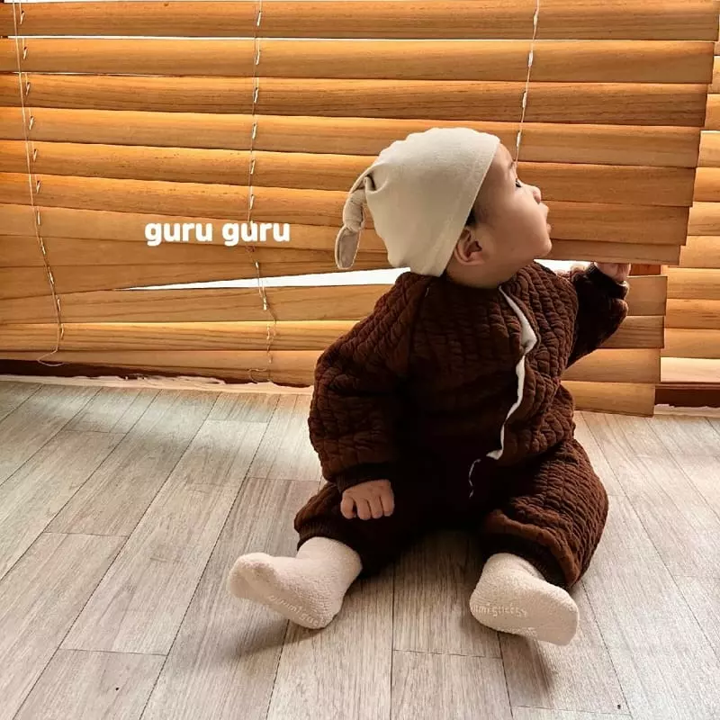 Guru Guru - Korean Baby Fashion - #onlinebabyshop - Quilting Bodysuit - 7