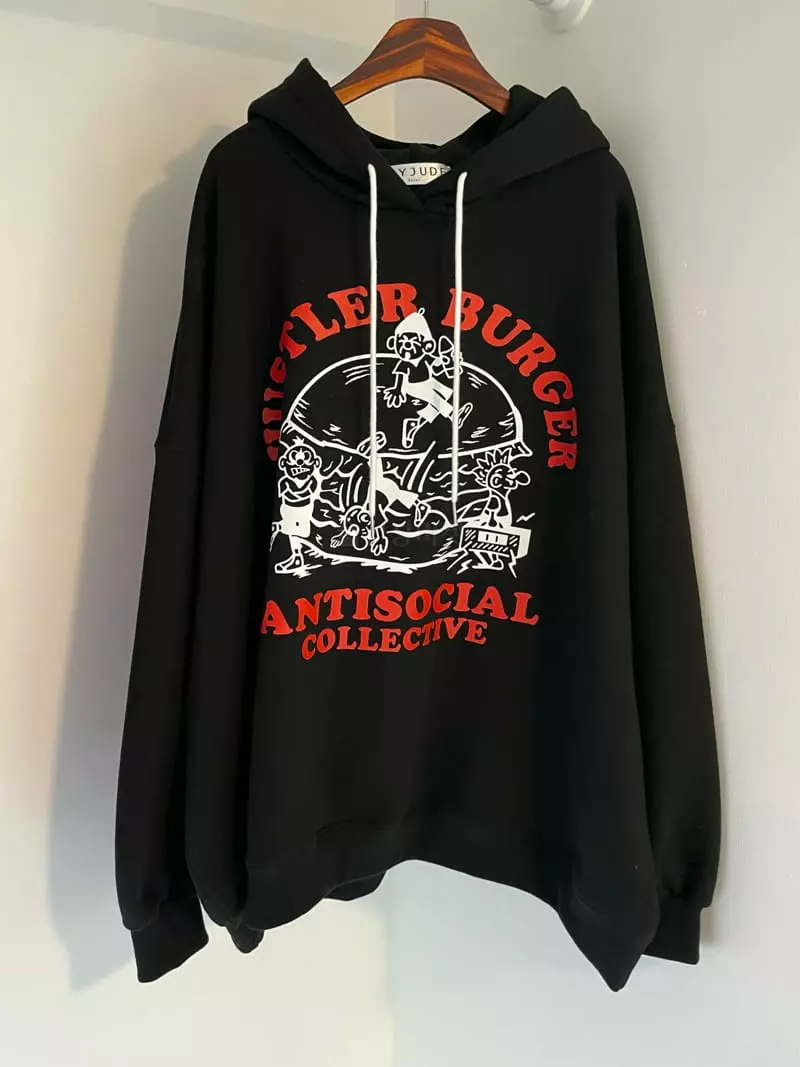 Heyjude - Korean Women Fashion - #momslook - Hamburgur Hoody - 4