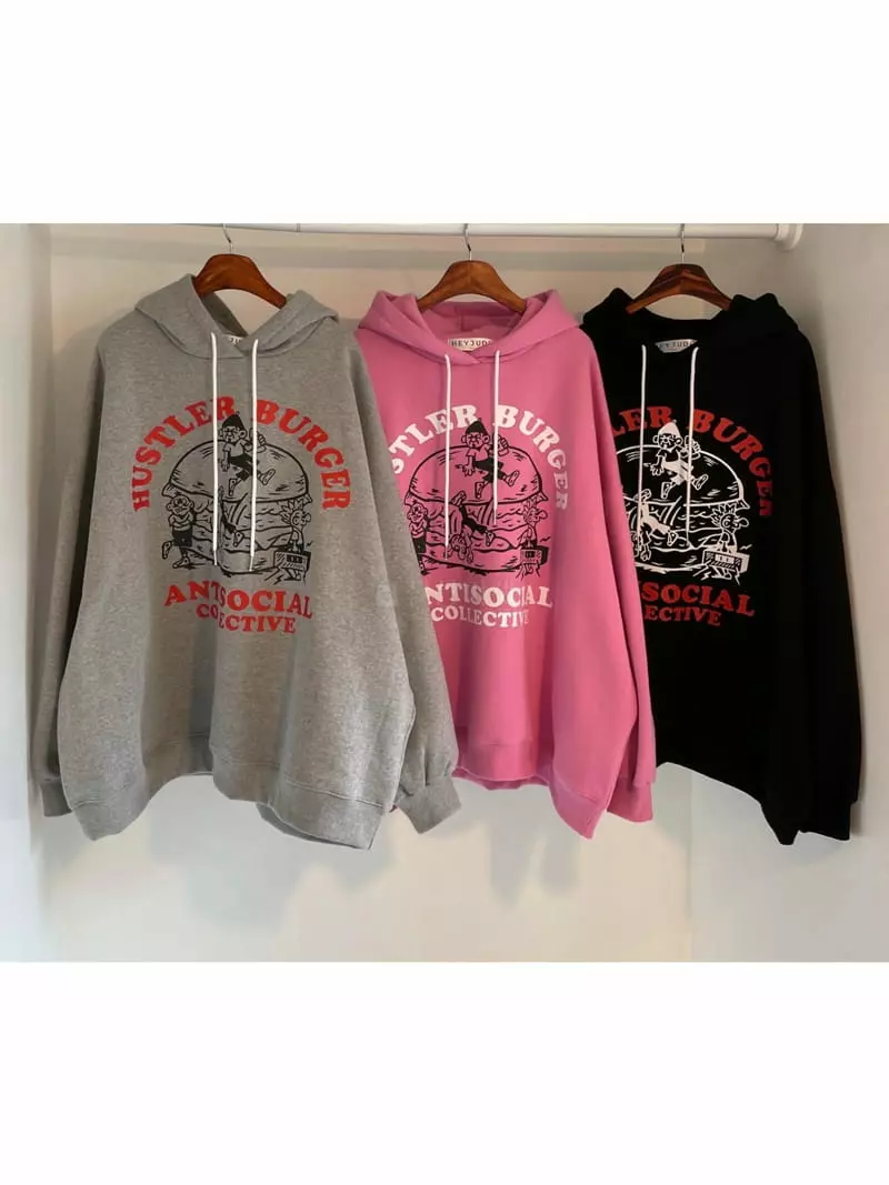 Heyjude - Korean Women Fashion - #vintageinspired - Hamburgur Hoody - 7