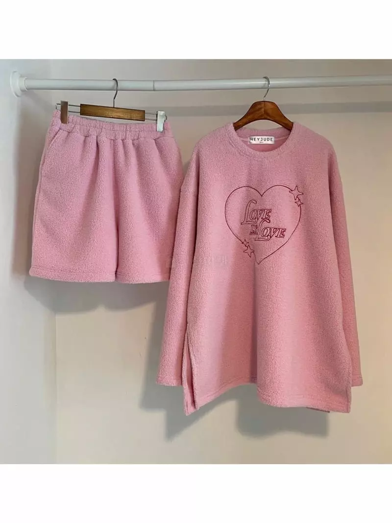 Heyjude - Korean Women Fashion - #womensfashion - Lovy Hoody Set - 2