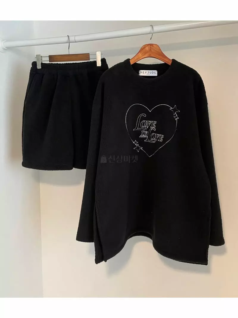 Heyjude - Korean Women Fashion - #momslook - Lovy Hoody Set - 4