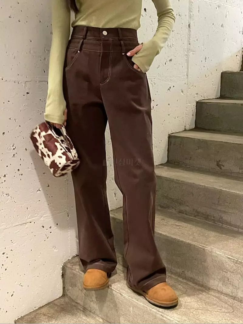 Hi Raki - Korean Women Fashion - #momslook - Beat Twice Pantts - 5