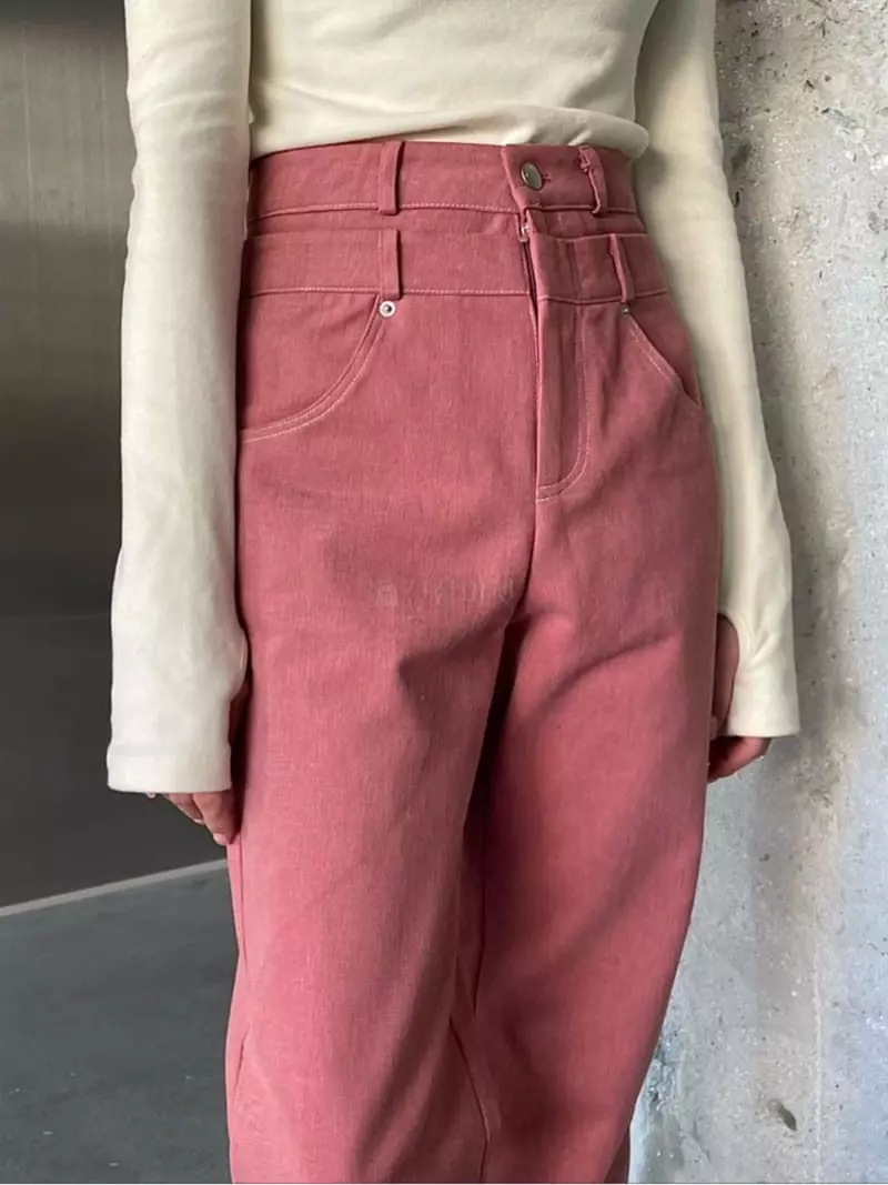 Hi Raki - Korean Women Fashion - #momslook - Beat Twice Pantts - 7