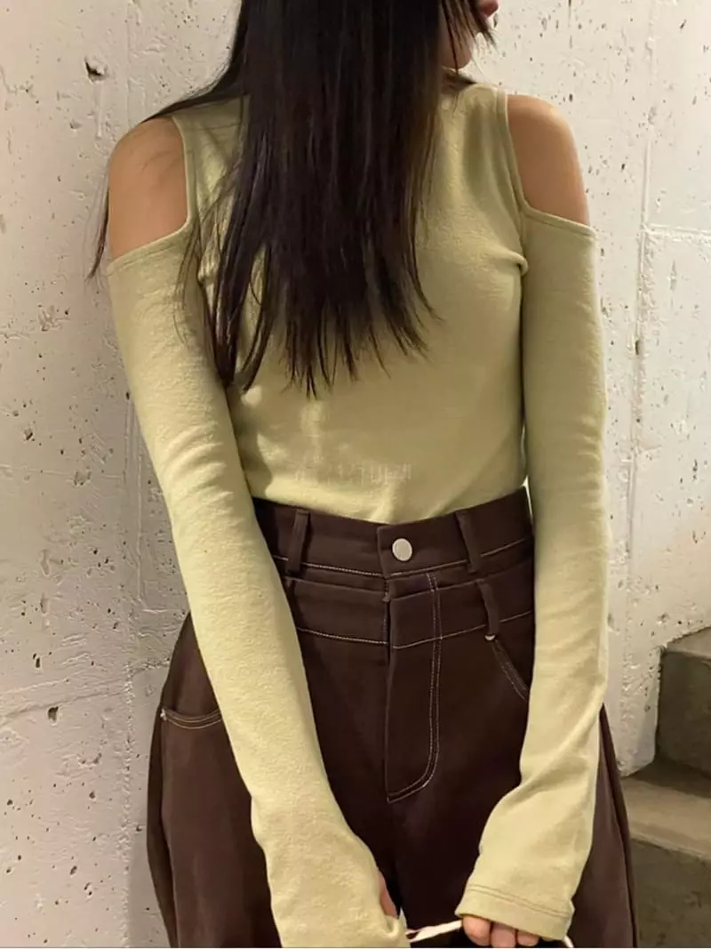 Hi Raki - Korean Women Fashion - #vintagekidsstyle - Eve Turtleneck Tee - 4