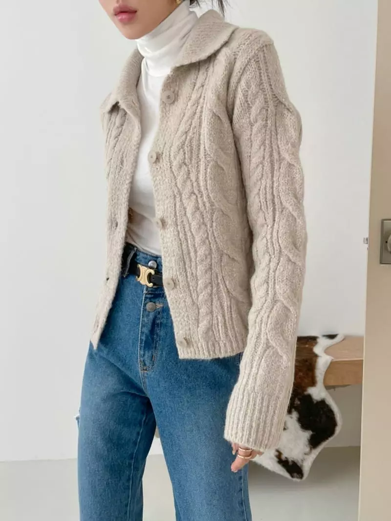 Highcolor - Korean Women Fashion - #momslook - Haze Cardigan - 3