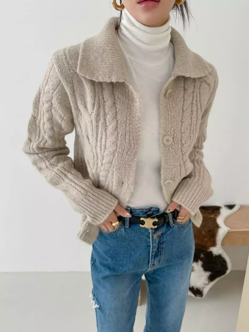 Highcolor - Korean Women Fashion - #momslook - Haze Cardigan - 9