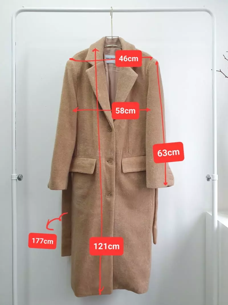 Highcolor - Korean Women Fashion - #momslook - Cozy Long Coat - 12