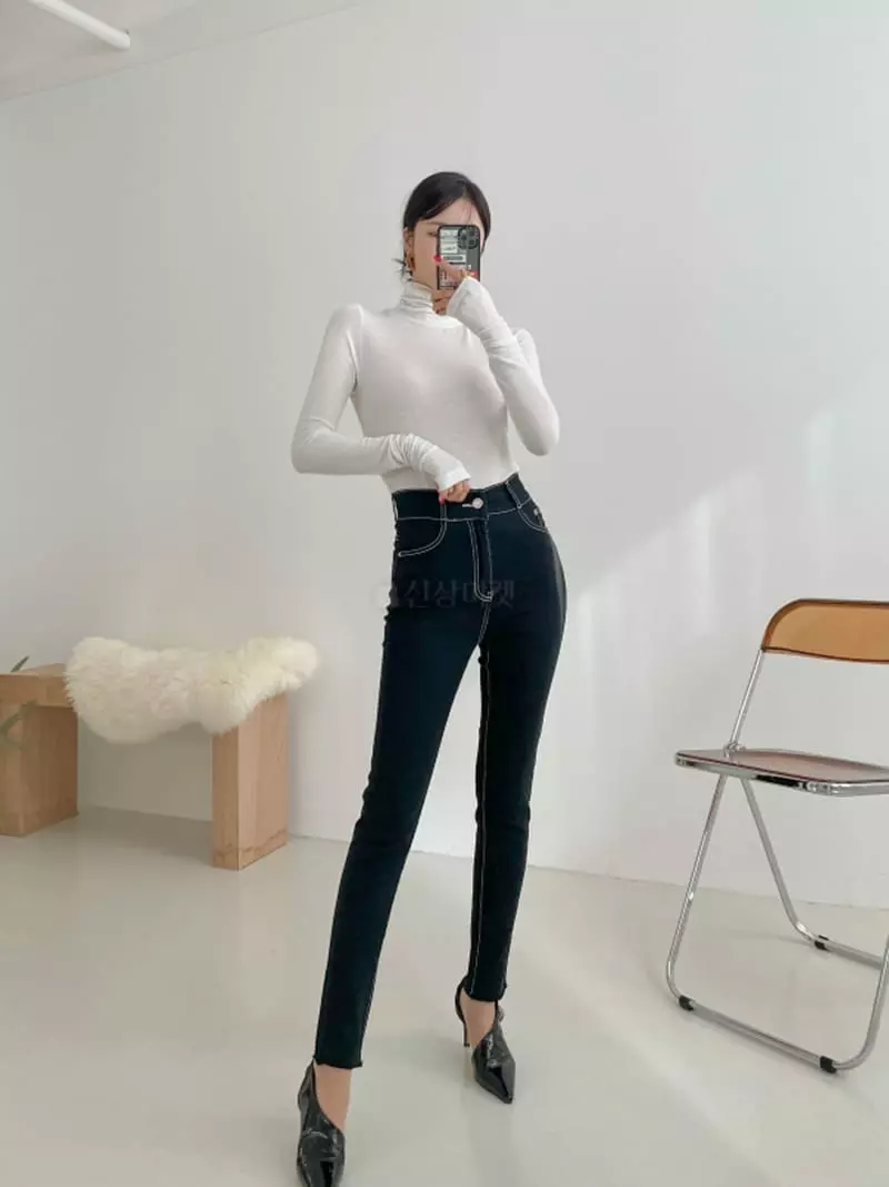 Highcolor - Korean Women Fashion - #momslook - Inseang Skinny Pants