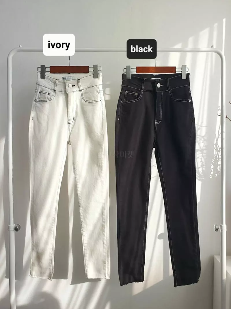 Highcolor - Korean Women Fashion - #momslook - Inseang Skinny Pants - 11