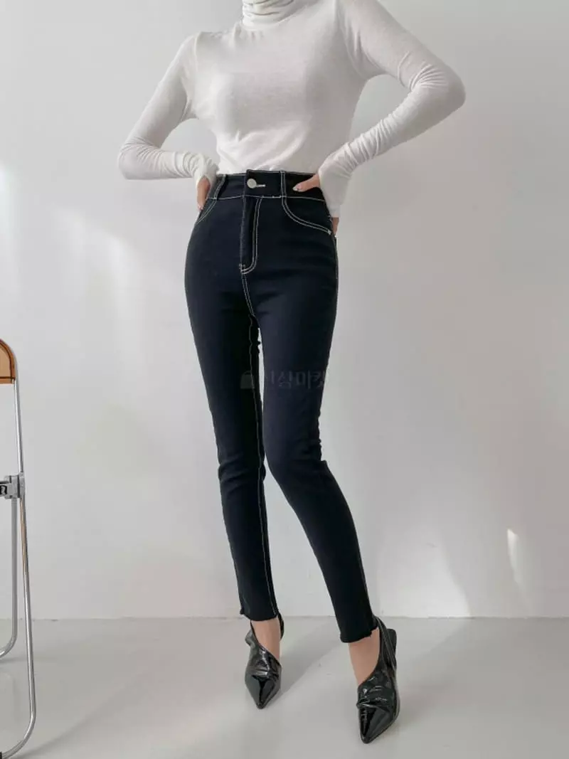 Highcolor - Korean Women Fashion - #momslook - Inseang Skinny Pants - 7