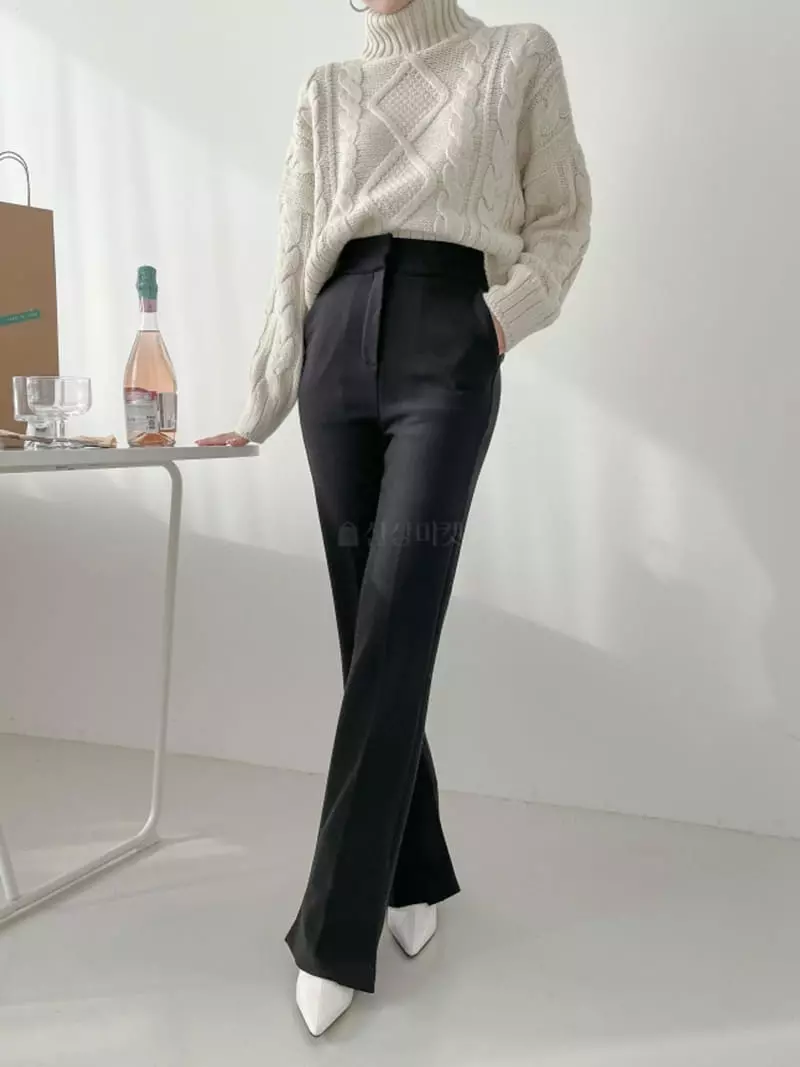 Highcolor - Korean Women Fashion - #momslook - Winter Pants - 5