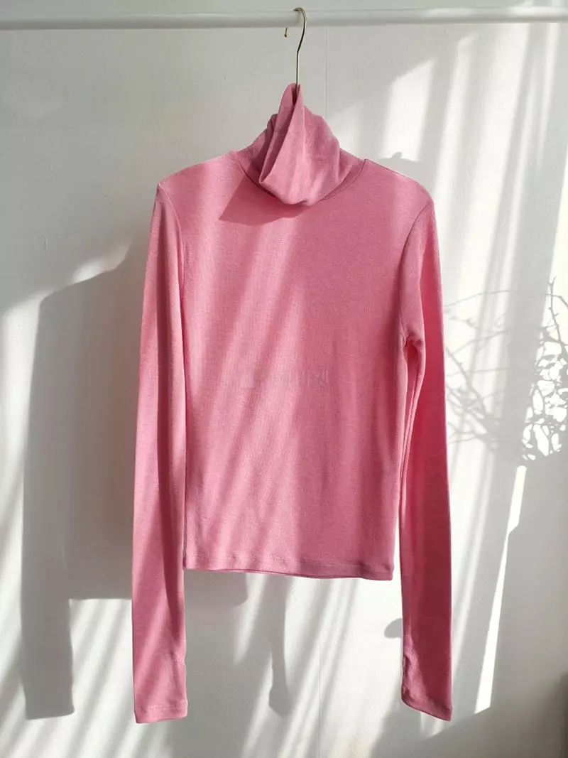 Highcolor - Korean Women Fashion - #momslook - Soda Turtleneck Tee - 8