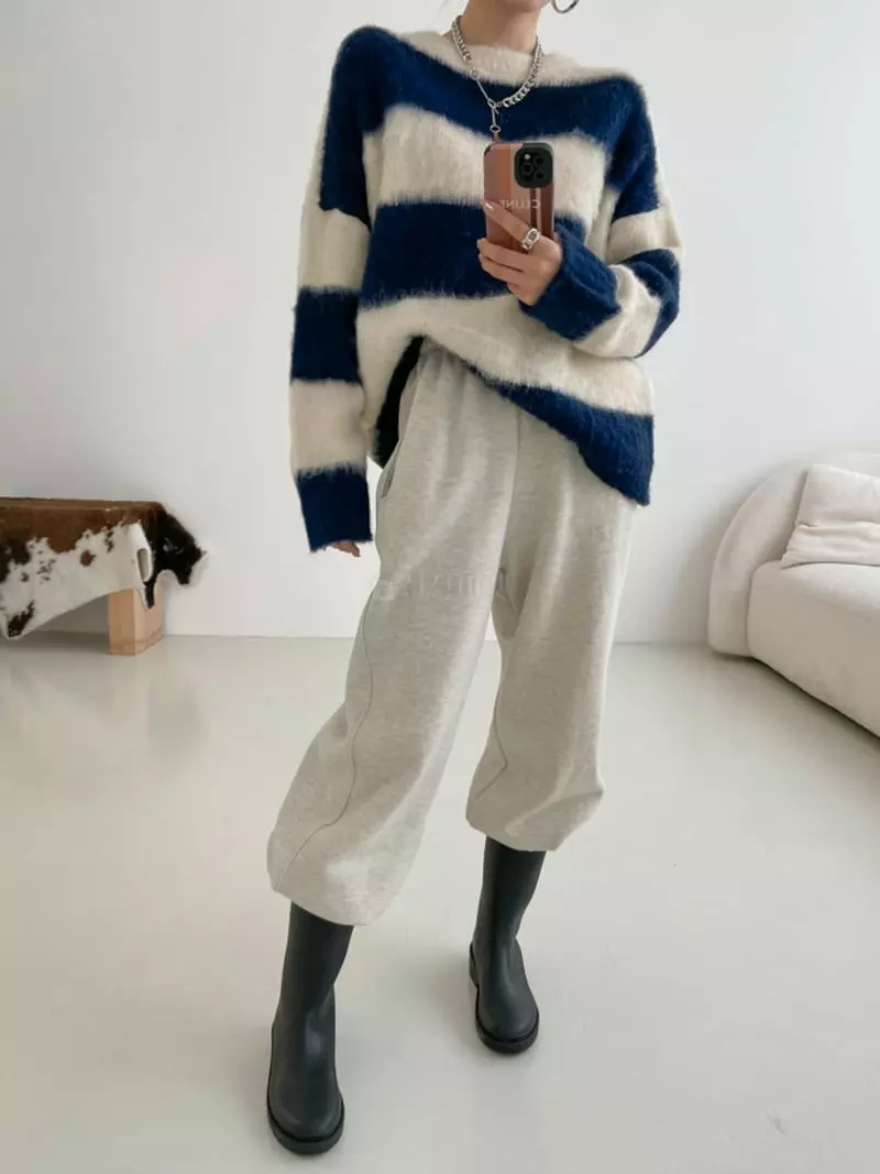 Highcolor - Korean Women Fashion - #momslook - Brush Knit Tee - 5