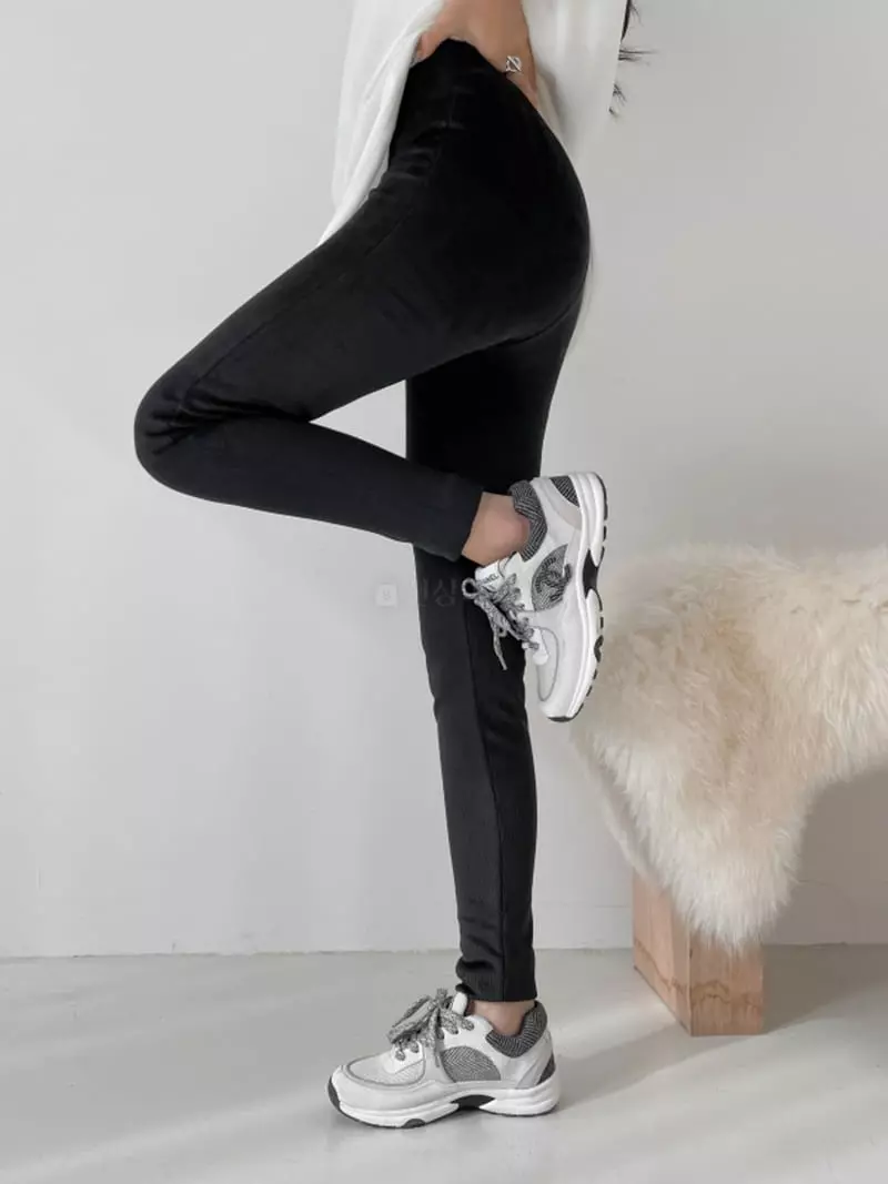 Highcolor - Korean Women Fashion - #momslook - Fleece Leggings - 3