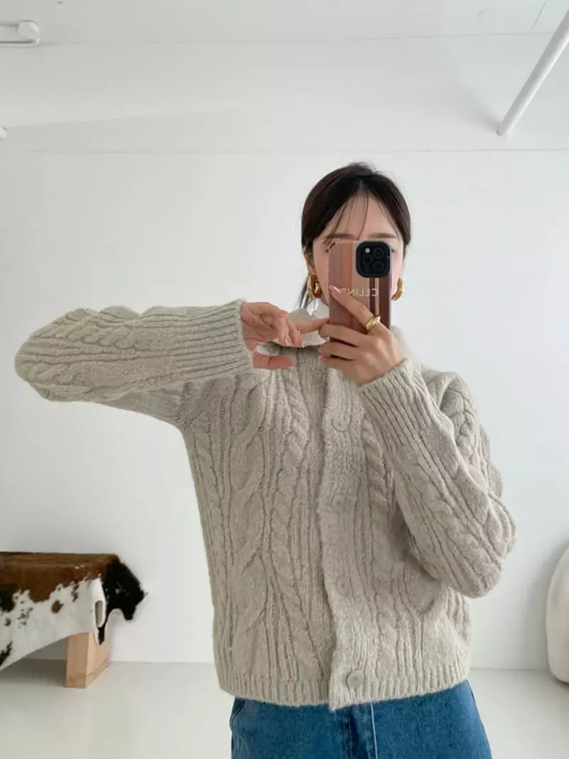 Highcolor - Korean Women Fashion - #thatsdarling - Haze Cardigan