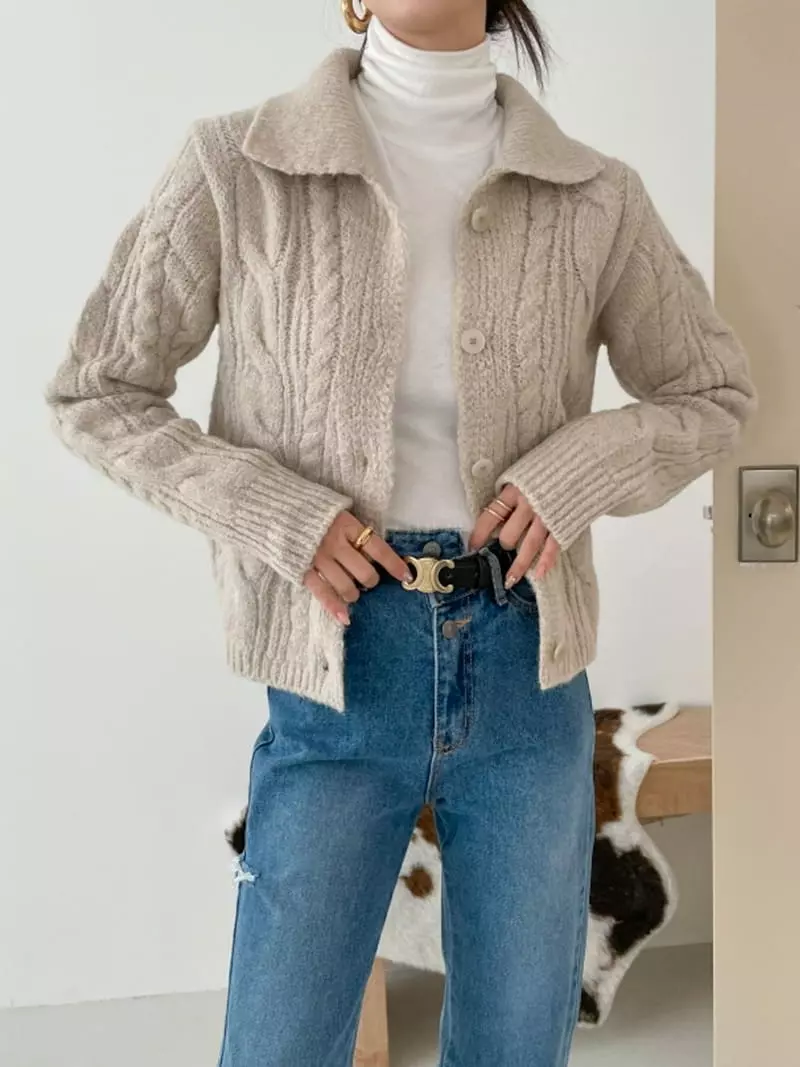Highcolor - Korean Women Fashion - #thelittlethings - Haze Cardigan - 2