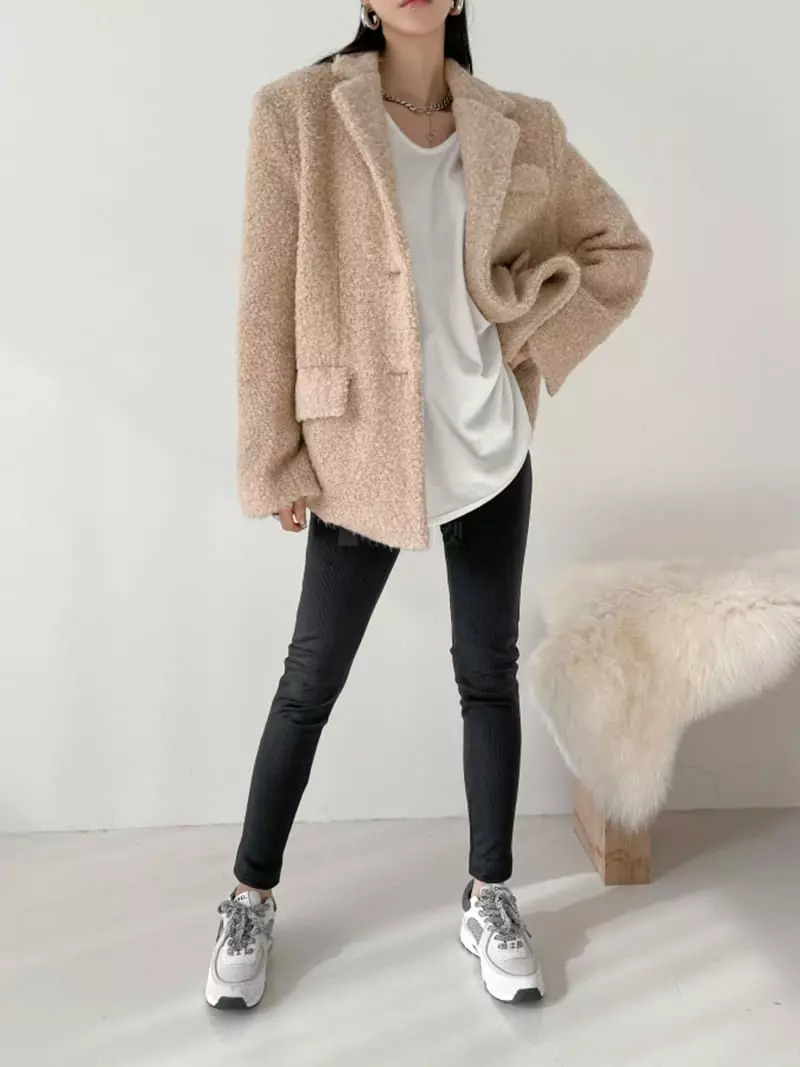 Highcolor - Korean Women Fashion - #vintageinspired - Fleece Leggings - 7