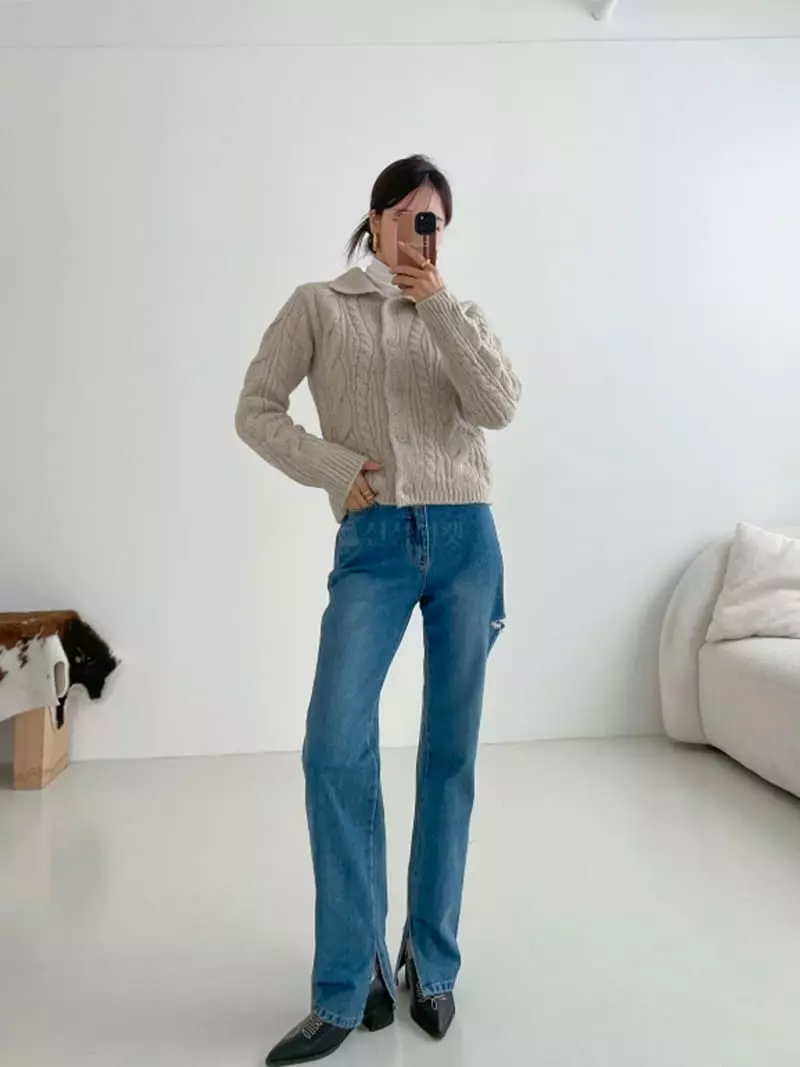 Highcolor - Korean Women Fashion - #momslook - Haze Cardigan - 4