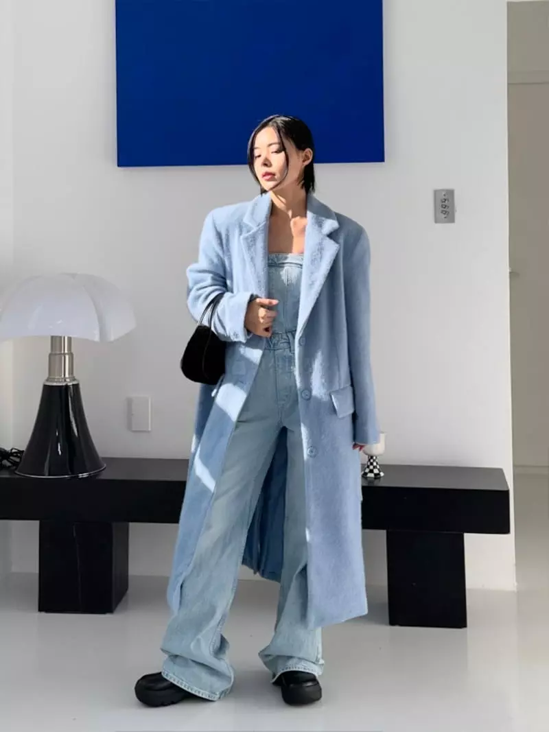 Highcolor - Korean Women Fashion - #womensfashion - Cozy Long Coat - 9