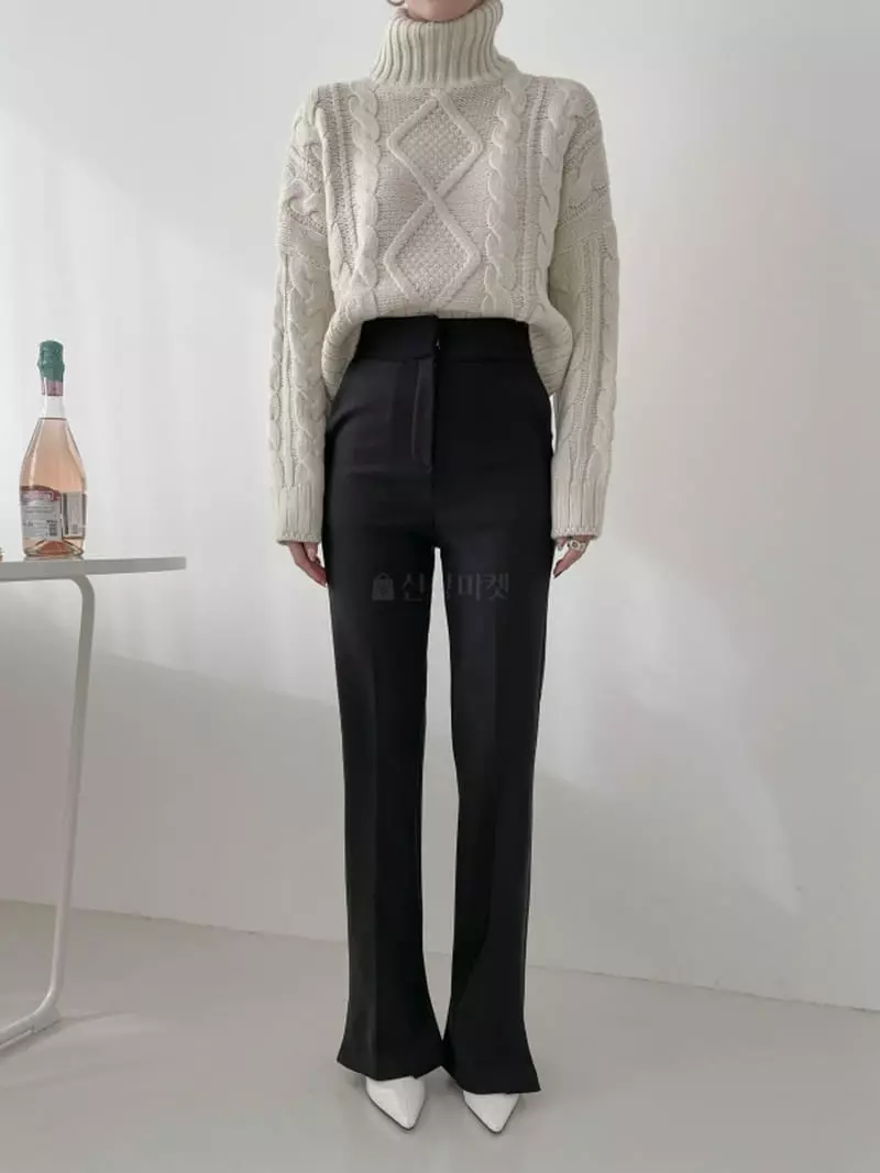 Highcolor - Korean Women Fashion - #womensfashion - Eve Turtle Knit Tee - 5