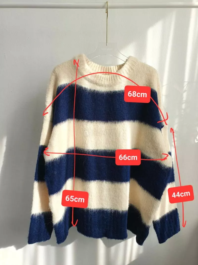 Highcolor - Korean Women Fashion - #womensfashion - Brush Knit Tee - 12