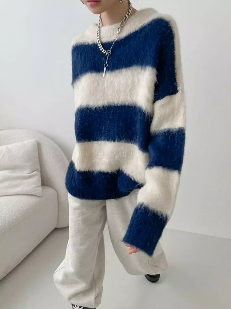 Highcolor - Korean Women Fashion - #womensfashion - Brush Knit Tee - 6