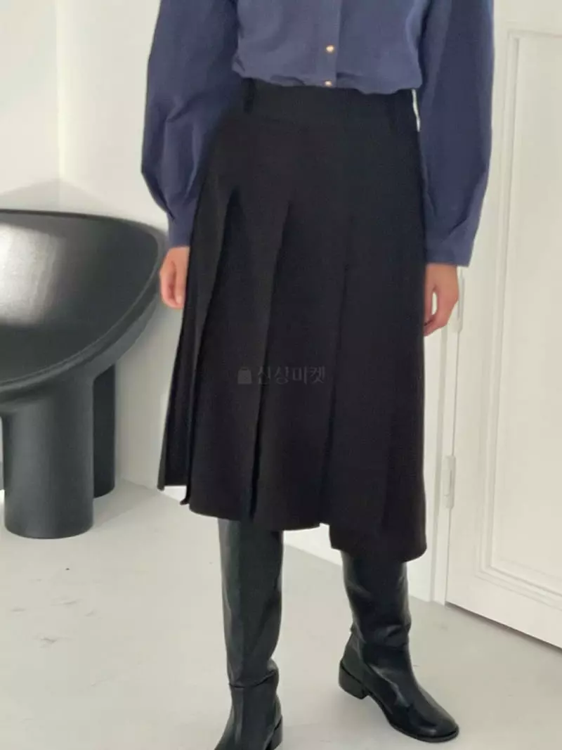 Hoper - Korean Women Fashion - #pursuepretty - Wrinkle Skirt - 5