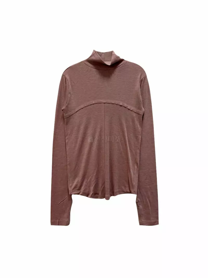 Howl - Korean Women Fashion - #momslook - Front Slit Long Sleeves Tee - 9