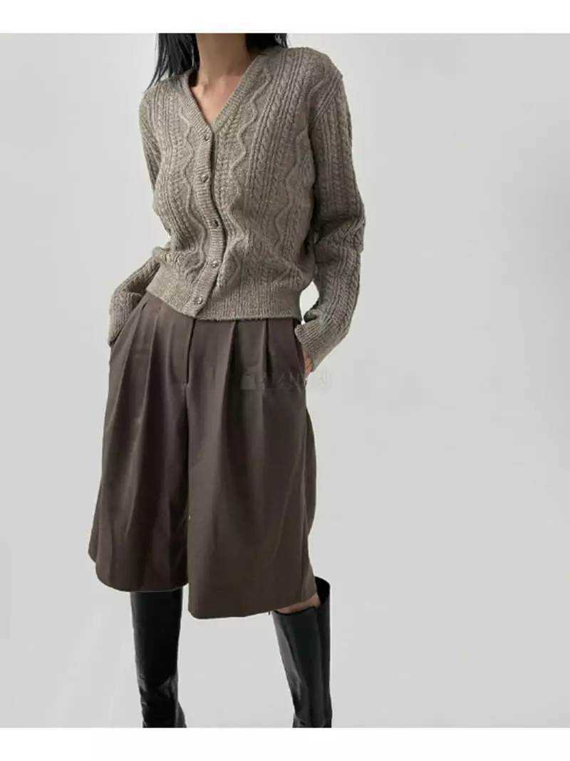 Howl - Korean Women Fashion - #momslook - Wool Half Pants - 8