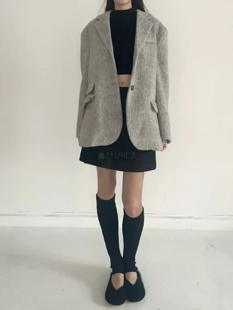 Howl - Korean Women Fashion - #momslook - Mohair Pocket Jjacket - 10