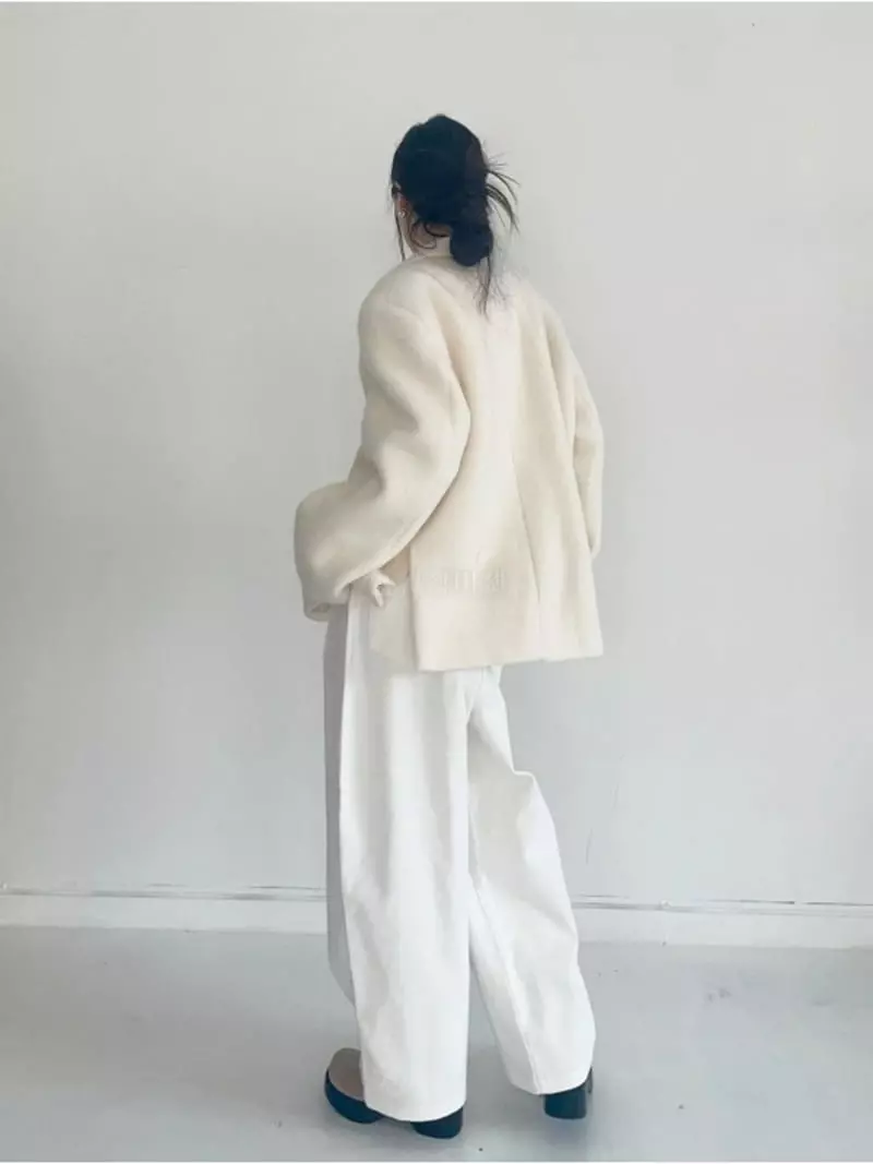 Howl - Korean Women Fashion - #womensfashion - Mohair Pocket Jjacket - 4