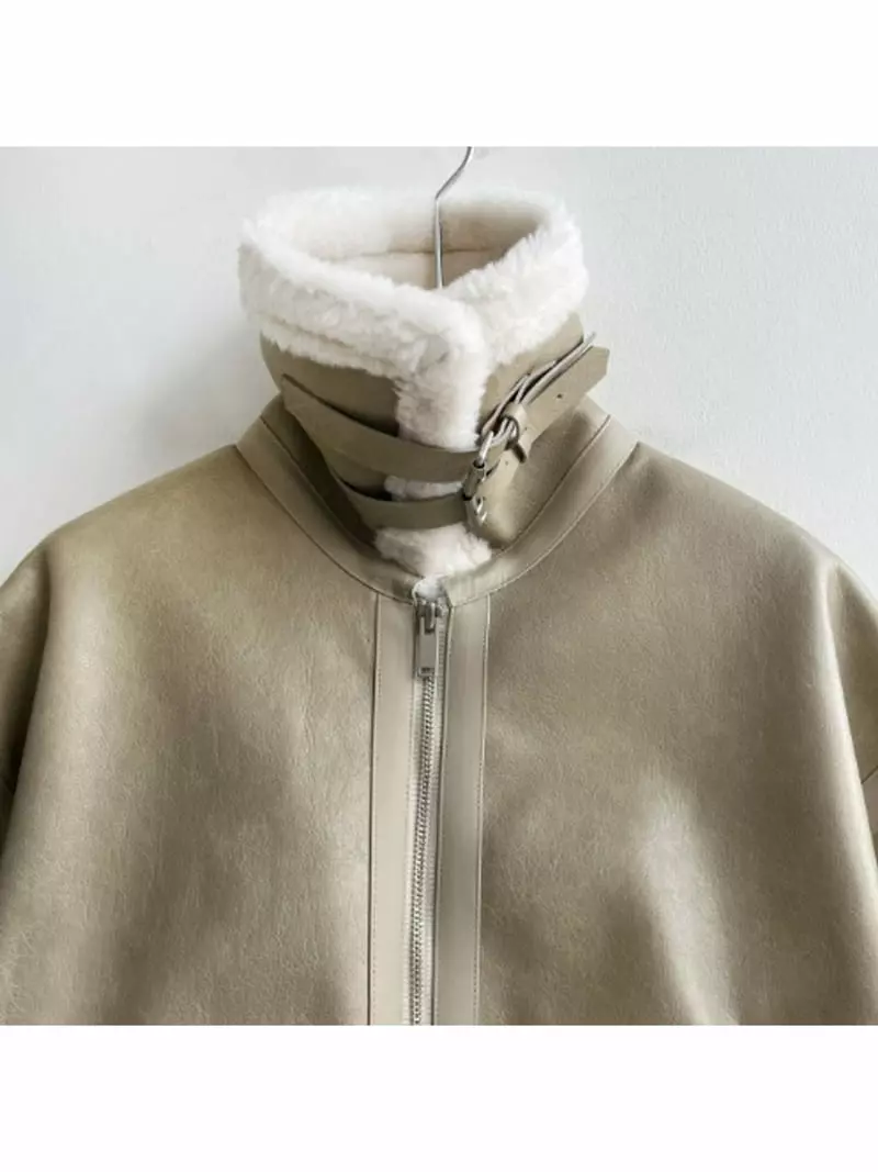 Howl - Korean Women Fashion - #romanticstyle - Double Mustang Jacket - 12