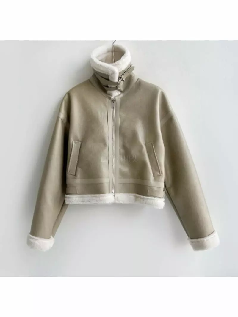 Howl - Korean Women Fashion - #vintageinspired - Double Mustang Jacket - 8