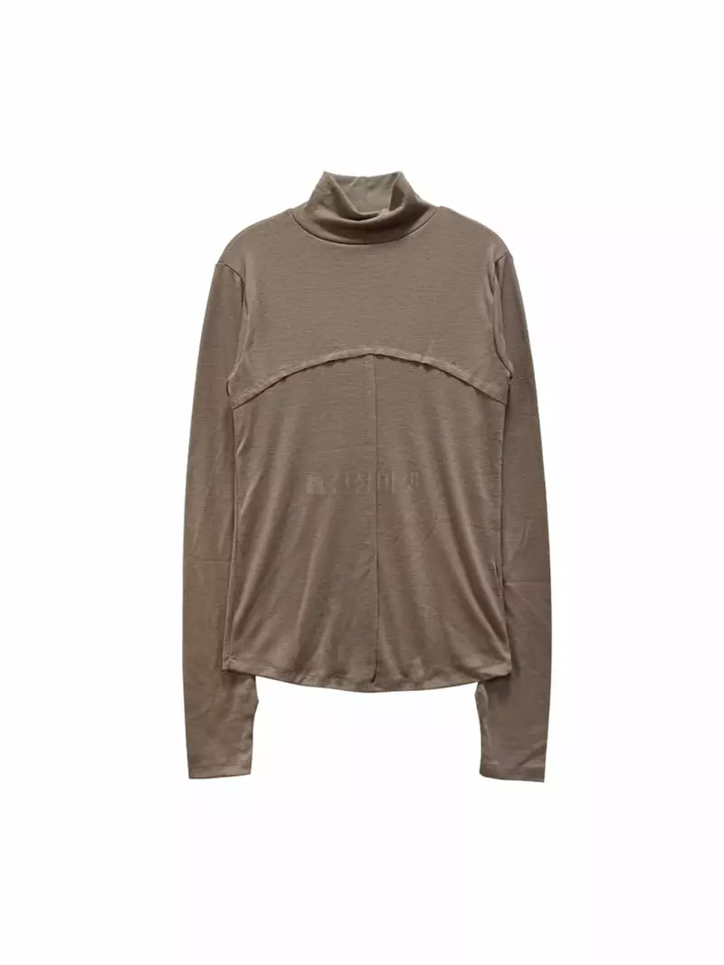 Howl - Korean Women Fashion - #womensfashion - Front Slit Long Sleeves Tee - 10