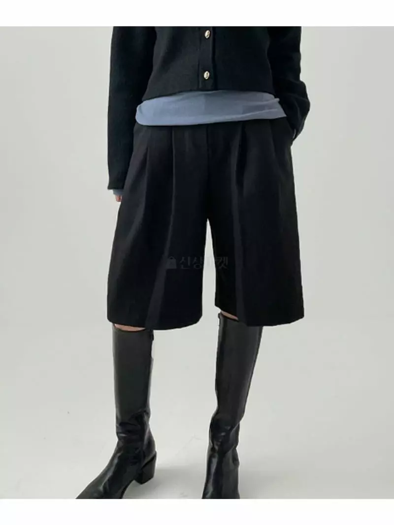 Howl - Korean Women Fashion - #womensfashion - Wool Half Pants - 5