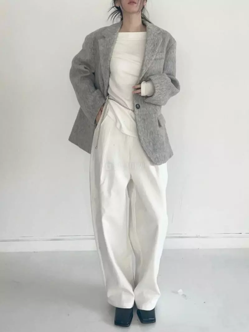 Howl - Korean Women Fashion - #womensfashion - Mohair Pocket Jjacket - 7