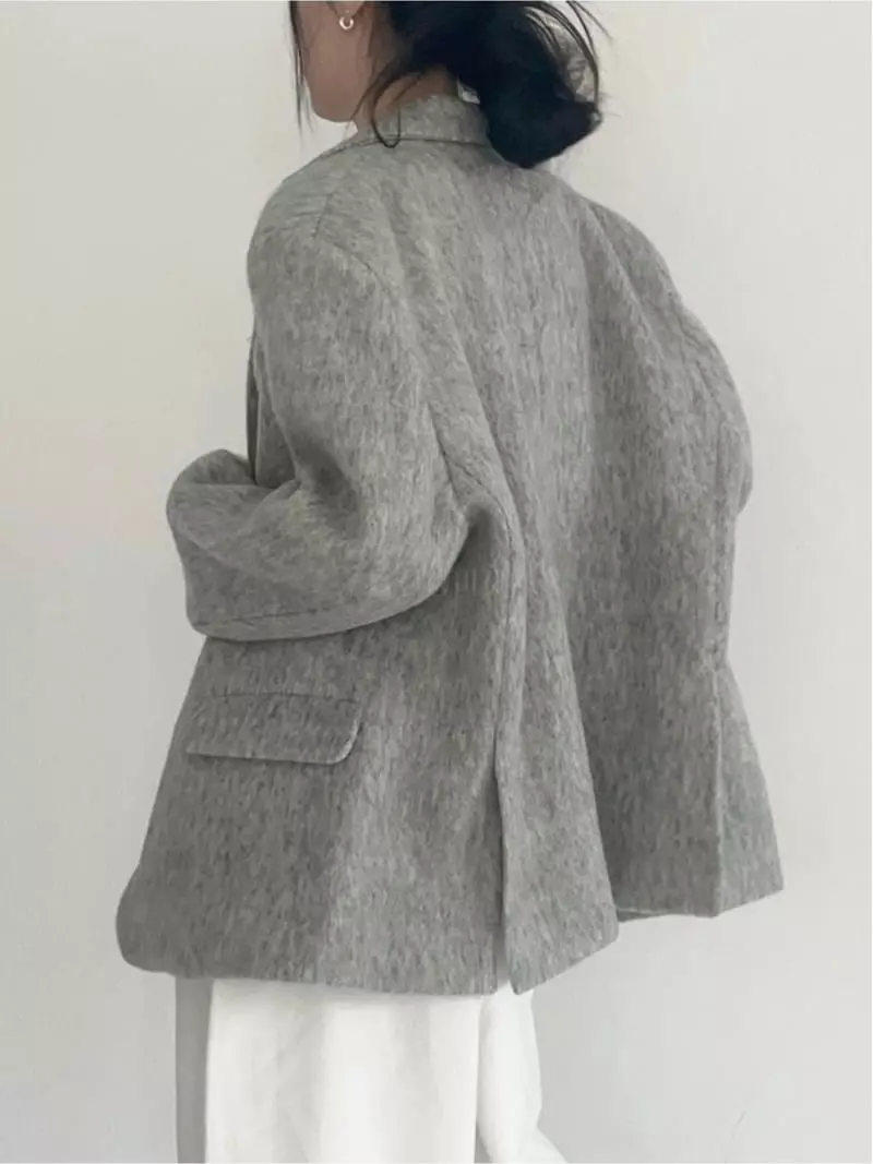 Howl - Korean Women Fashion - #womensfashion - Mohair Pocket Jjacket - 9