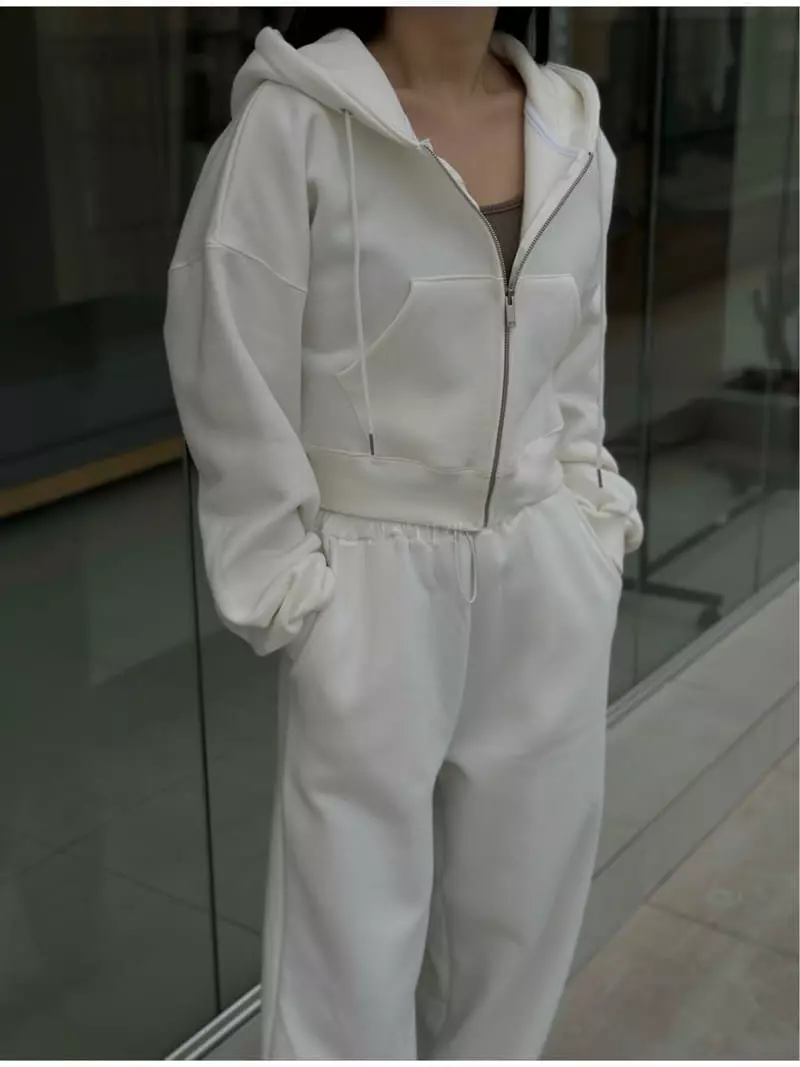 Howl - Korean Women Fashion - #womensfashion - Napping Short Hooded Zip-Up - 2
