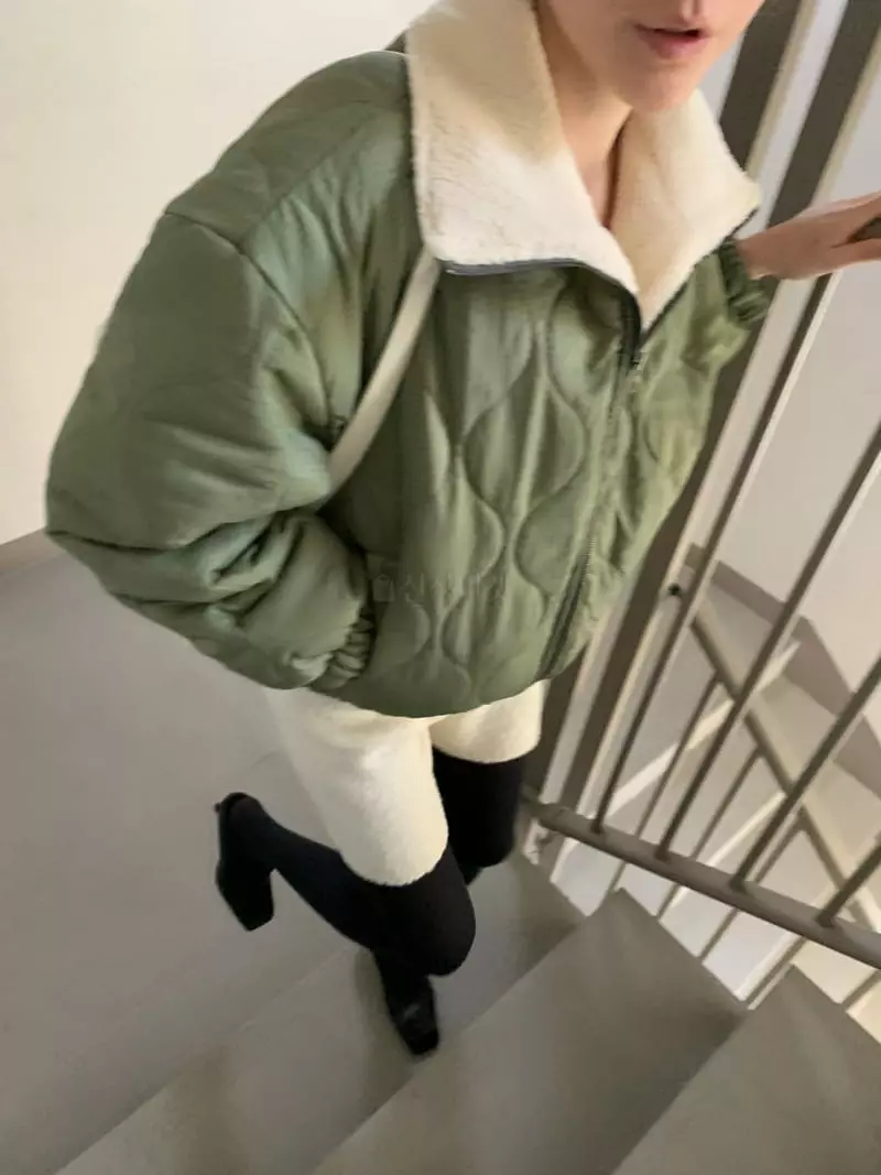 Hue - Korean Women Fashion - #momslook - Quilting Jumper - 11