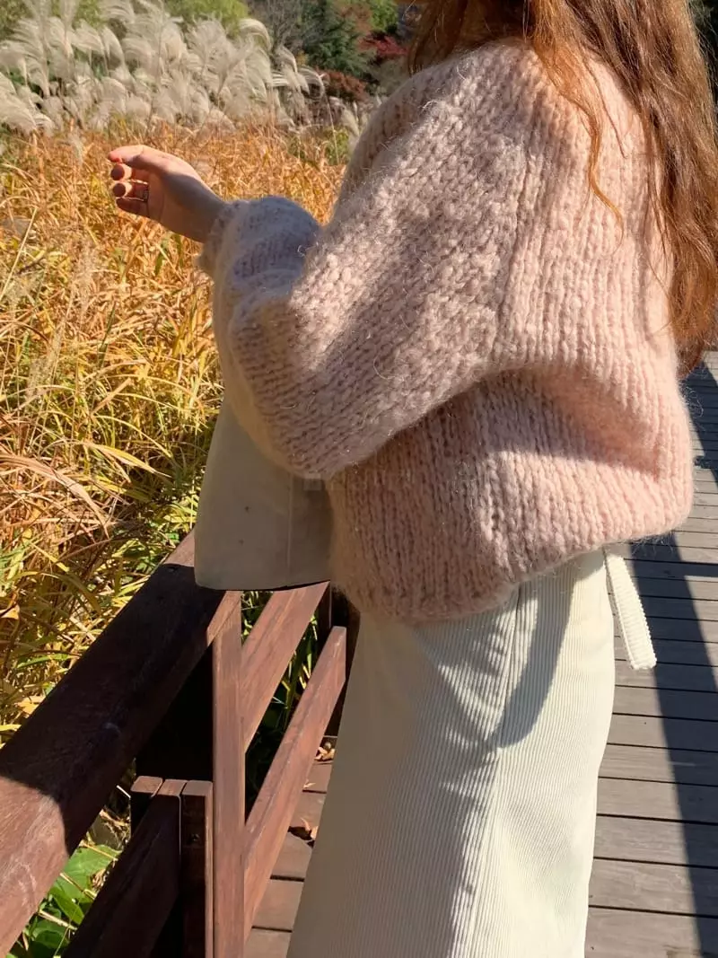 Hue - Korean Women Fashion - #pursuepretty - Grandma Cardigan - 7