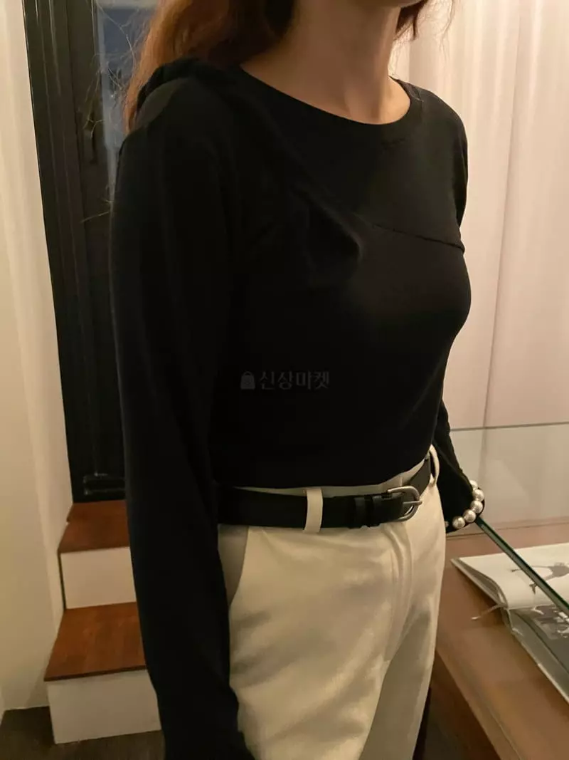 Hue - Korean Women Fashion - #restrostyle - Twist Tee - 7