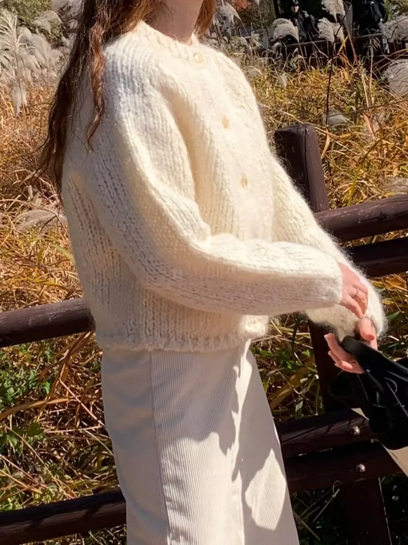 Hue - Korean Women Fashion - #thelittlethings - Grandma Cardigan - 12