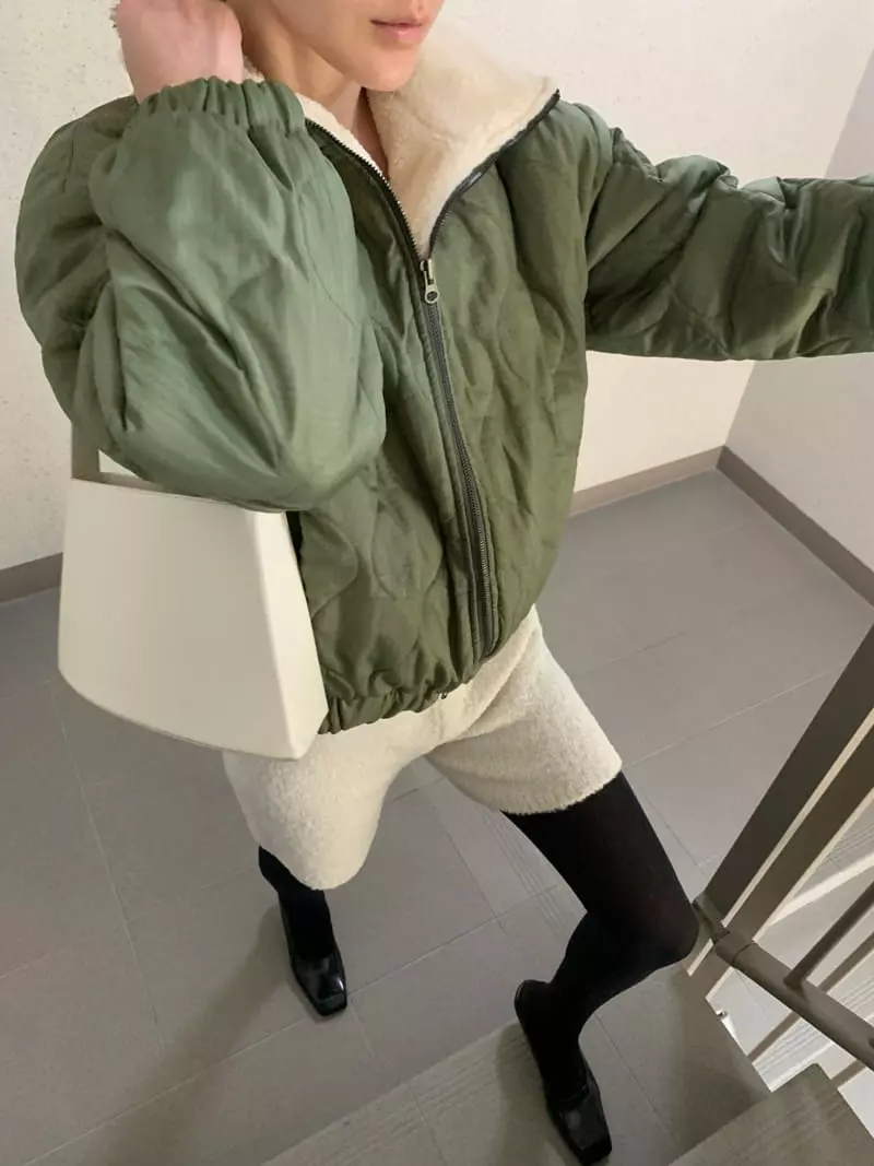 Hue - Korean Women Fashion - #womensfashion - Quilting Jumper - 10